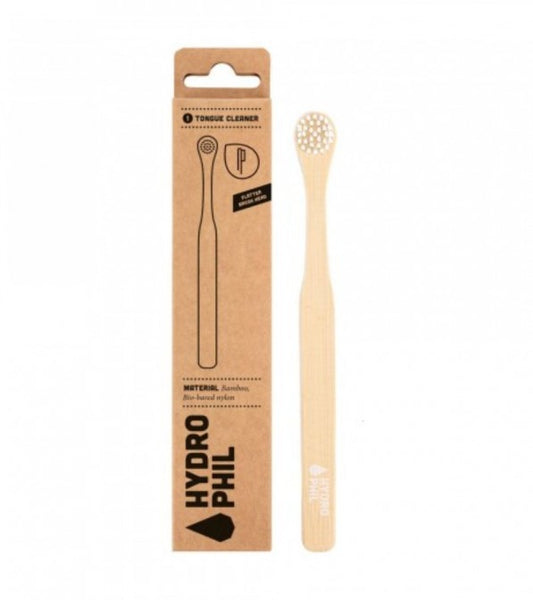 Spazzolino da lingua biodegradabile in bamboo Hydro Phil