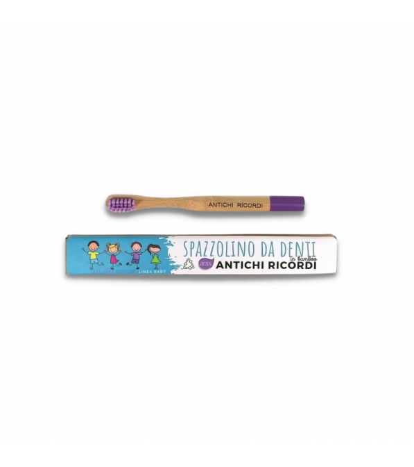 Spazzolino in bamboo per bambini