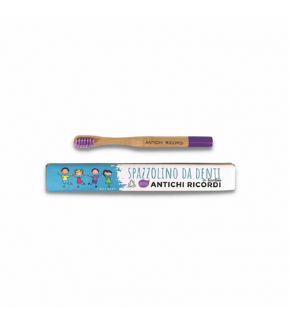 Spazzolino in bamboo per bambini