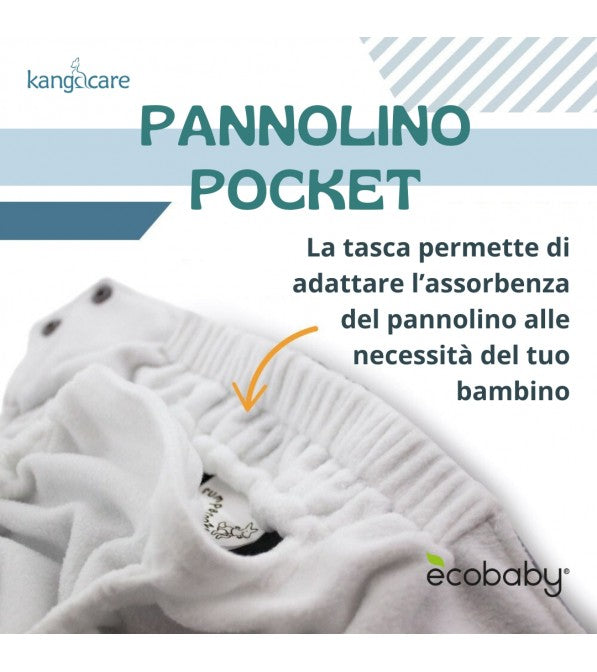 Starter Kit Pannolini Lavabili Pocket Taglia Unica