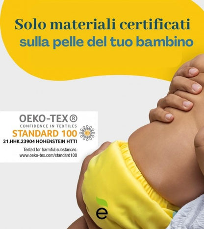 Starter Kit Pannolini Lavabili Pocket Taglia Unica