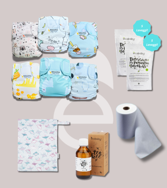 Starter Kit Pannolini Lavabili Taglia Unica – Belinda Wild