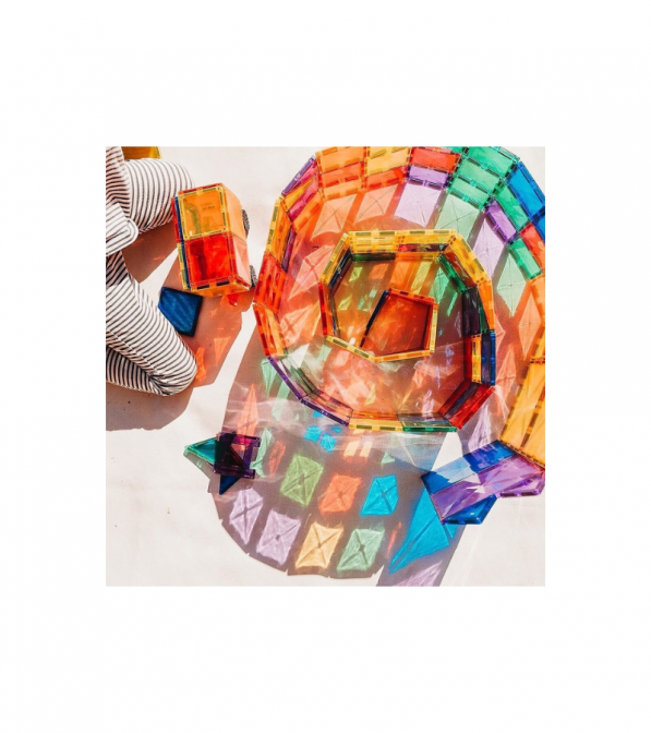 Tessere magnetiche Connetix - gamma Arcobaleno
