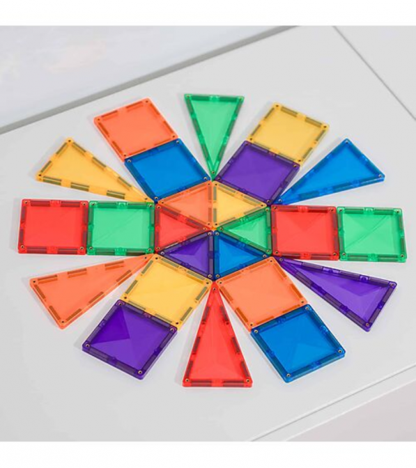 Tessere magnetiche Connetix - gamma Arcobaleno