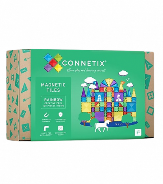Tessere magnetiche Connetix - gamma Arcobaleno