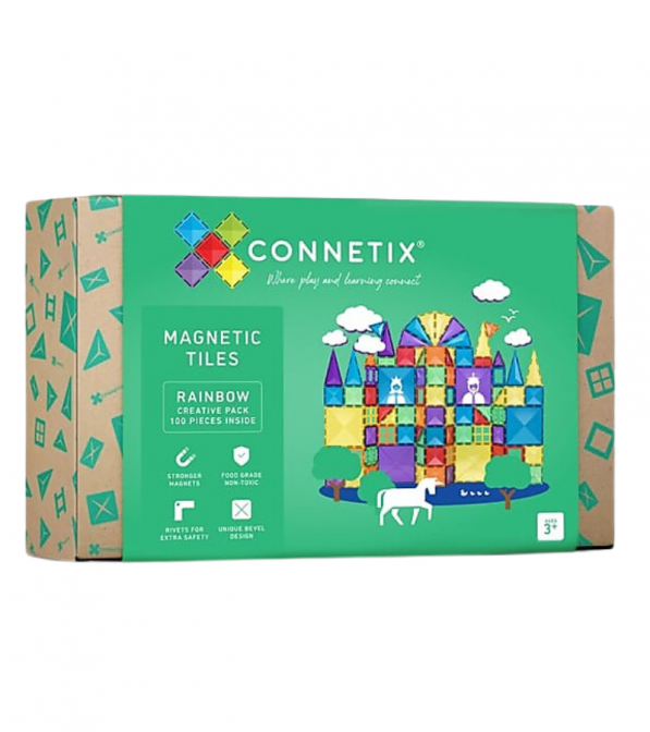 Tessere magnetiche Connetix - gamma Arcobaleno
