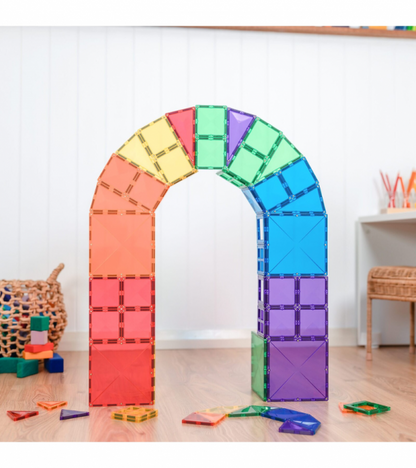 Tessere magnetiche Connetix - gamma Arcobaleno