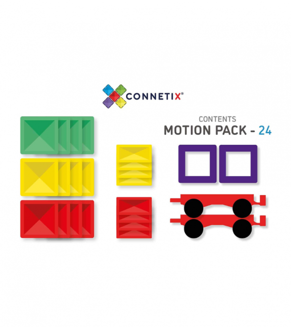 Tessere magnetiche Connetix - gamma Arcobaleno
