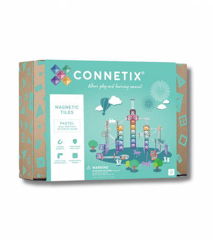 Tessere magnetiche Connetix - gamma Pastel