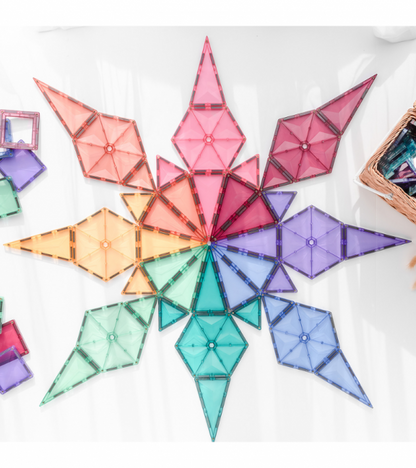 Tessere magnetiche Connetix - gamma Pastel