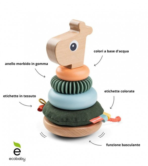 Torre impilabile multimateriale