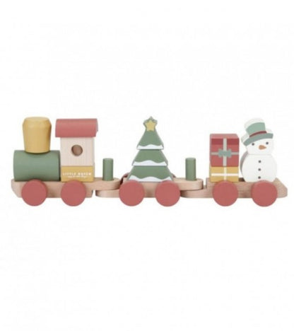 Trenino delle feste in legno