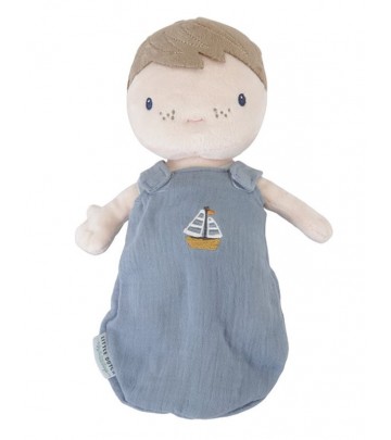 Bambola neonato con culla e accessori