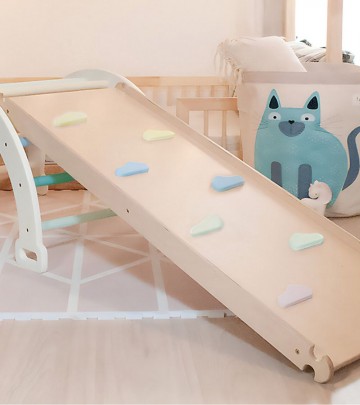 Rampa e Scivolo montessoriano Rainbow 2 in 1