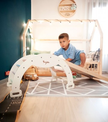 Rampa e Scivolo montessoriano Rainbow 2 in 1