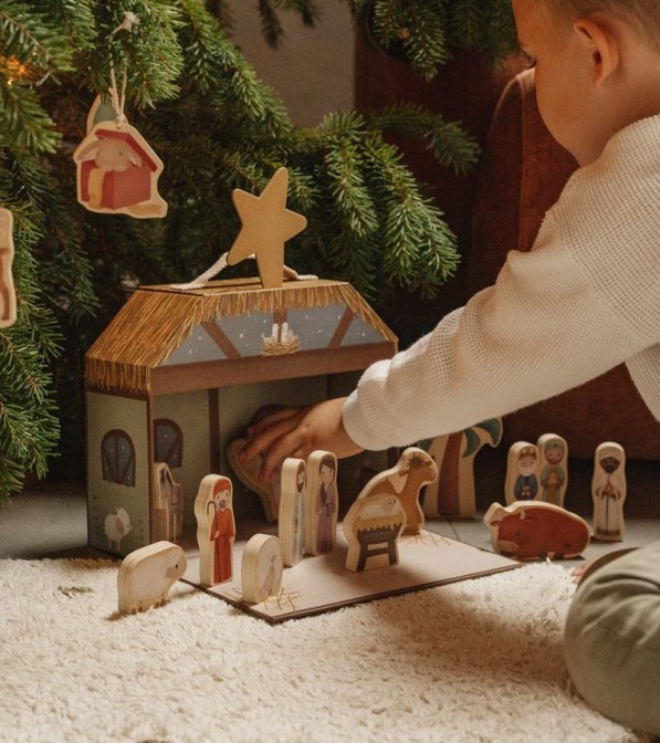 Presepe in legno
