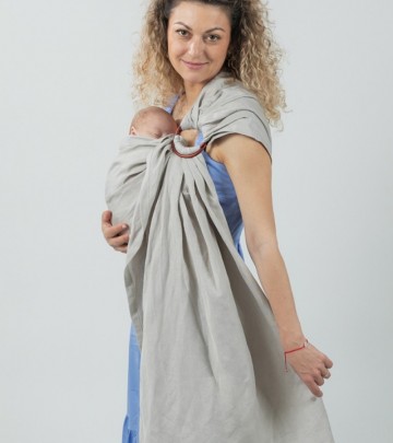 Fascia ring in bamboo organico e lino