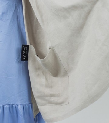 Fascia ring in bamboo organico e lino