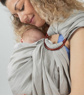 Fascia ring in bamboo organico e lino