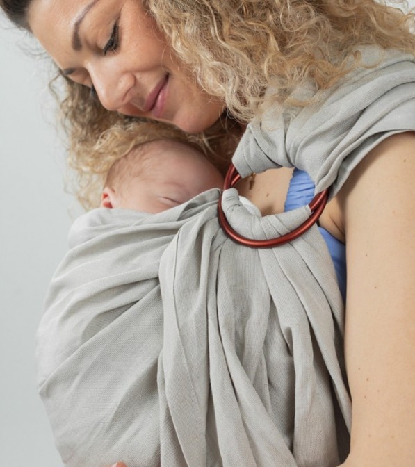 Fascia ring in bamboo organico e lino