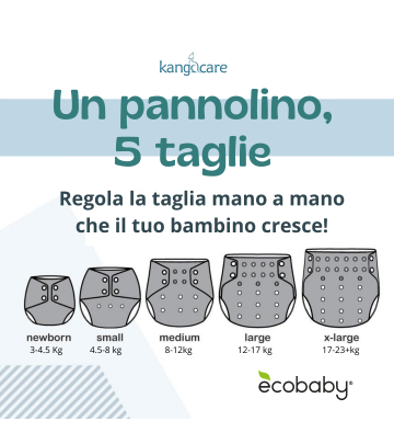 Pannolino lavabile pocket OBV G3 One Size