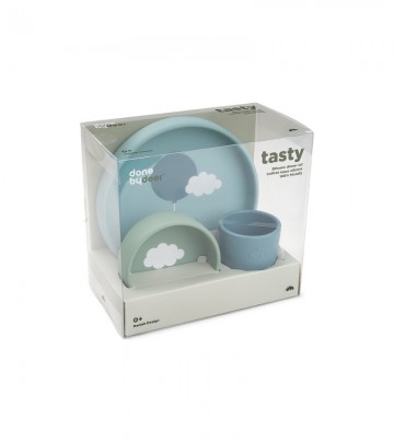 Set Pappa in Silicone Alimentare Tasty