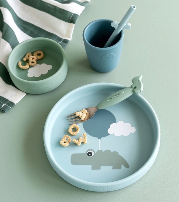 Set Pappa in Silicone Alimentare Tasty