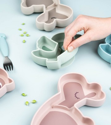 Piatto a Scomparti Anti-Scivolo