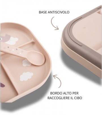 Piatto con Scomparti Foodie