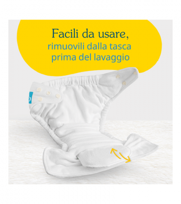 Inserti in Canapa e Cotone Charlie Banana - 3 pz.