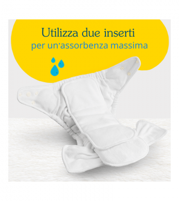 Inserti in Canapa e Cotone Charlie Banana - 3 pz.