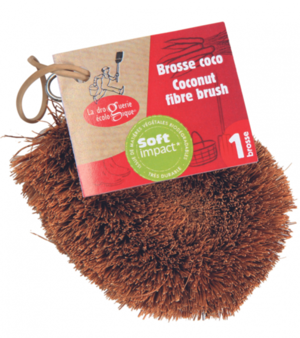 Spugna per piatti in fibra di cocco