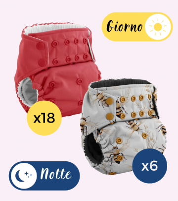 Kit 24 Pannolini Lavabili pocket Rumparooz