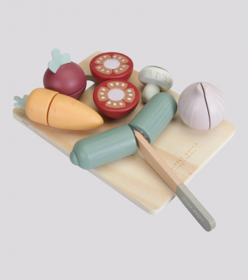 Frutta o Verdura in legno da tagliare