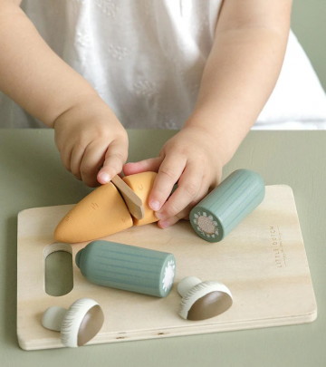 Frutta o Verdura in legno da tagliare