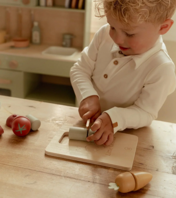 Frutta o Verdura in legno da tagliare