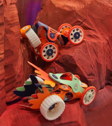 Gioco di costruzione in carta sintetica - Glow-in-the-Dark