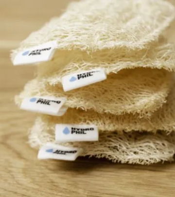 Porta sapone solido in luffa