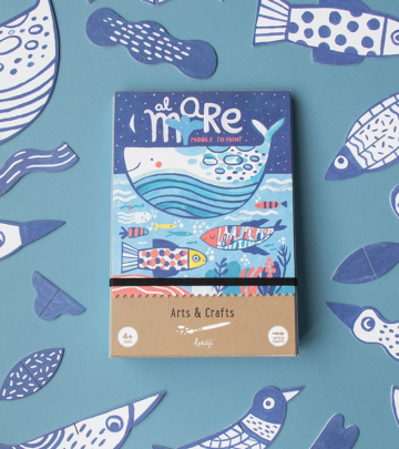 Al mare! – Kit creativo sostenibile con acquerelli