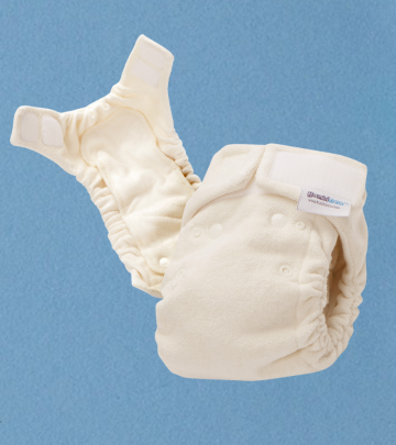 Pannolino lavabile fitted in spugna di bamboo - NEWBORN (2-4,5 kg)