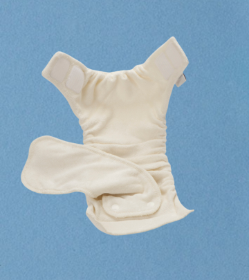 Pannolino lavabile fitted in spugna di bamboo - TAGLIA 1 (3,5-10 kg)