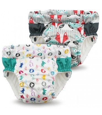 Lil Learnerz - Coppia di Mutandine Trainer - XS (6,8 - 11,3 kg)